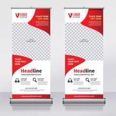 Roll Up Banner Print Template