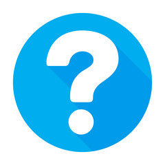 Question icon flat