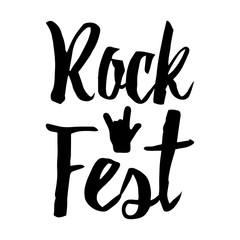 Rock fest badge