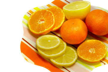 Fruits on a plate