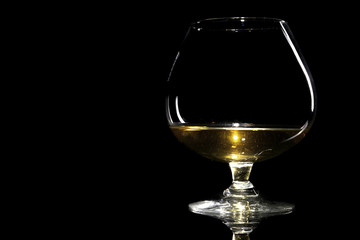 cognac on black