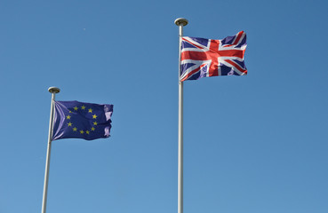 Angleterre Royaume Unis Grande Bretagne Brexit europe CEE drapeau union jack