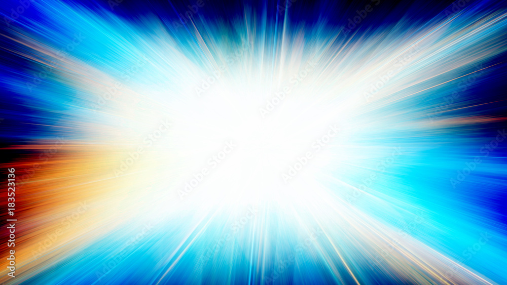 Poster abstract horizontal retro background with bright neon flash