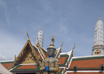 Fototapeta premium Towers at Royal Palace, Bangkok, Thailand