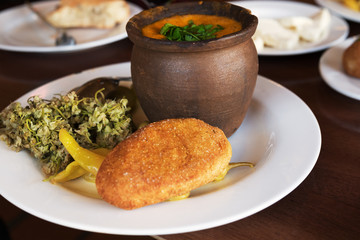 Lunch at Georgian cafe