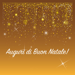 cartolina di Buon Natale in italiano