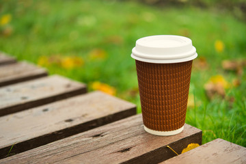 Paper cup take away coffee