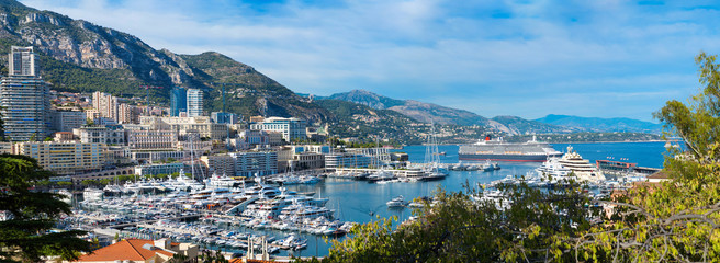 Picturesque landscape in Monaco..