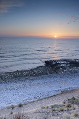 Fototapeta premium Coucher de soleil sur la côte 