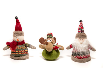 Stuffed Christmas toys