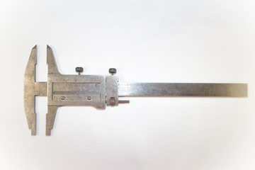 tool for work, calipers on white background