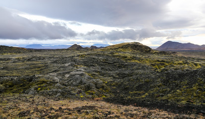 Leirhnjukur lava field in Iceland