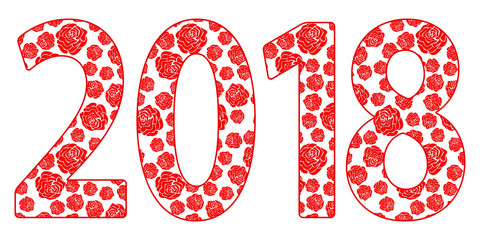 Rose 2018 lettering