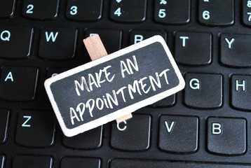 Make an appointment - obrazy, fototapety, plakaty