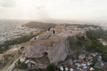 Fototapeta na wymiar Acropolis of Athens ancient citadel in Greece