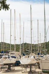 Marina in the city of Kash, province of Antalya. Turkey