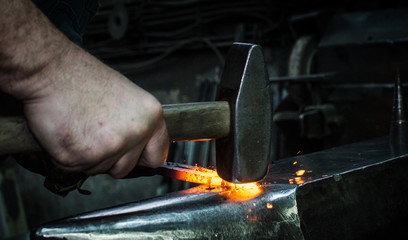 Blacksmith at work