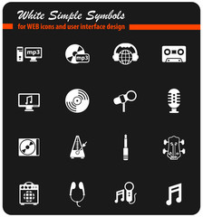 music icon set