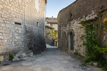 The street of Balazuc