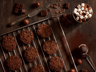 Home made chocolate cookies