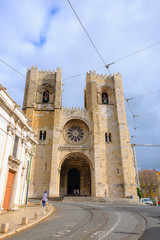 Fototapeta na wymiar Se Cathedral of Lisbon, Portugal