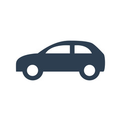Fototapeta premium Car icon on white background.