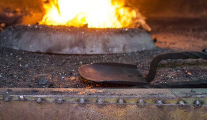 Blacksmith at work
