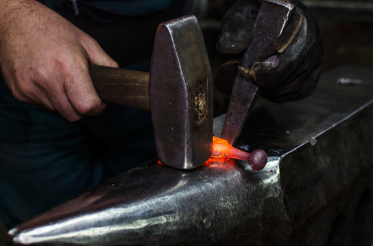 Blacksmith at work