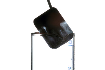 Set Laboratory beaker, glassware, isolated on white background.