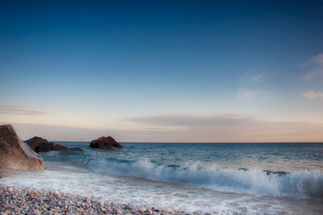 Black Sea seascape (Crimea Ukraine)
