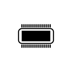 Chip Icon. PC hardware element icon. Premium quality graphic design icon. Computer Signs, isolated symbols collection icon for websites, web design, mobile app