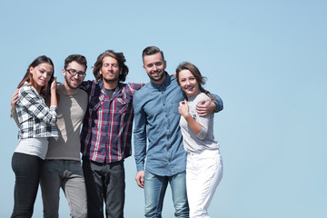 Obraz premium portrait of a friendly team of young people