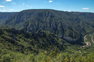 Spectaculaires Gorges du Tarn , en Lozère , France