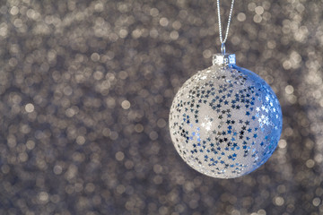  Defocused Abstract Blurred Shiny Christmas Background with Sparkles . Ball with the Stars ...