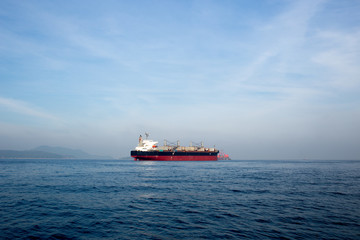 Oil and gas tanker ship