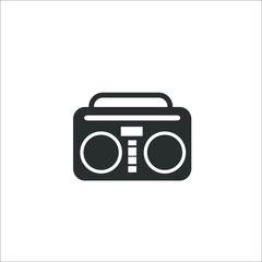 Tape Player icon. Vector Illustration