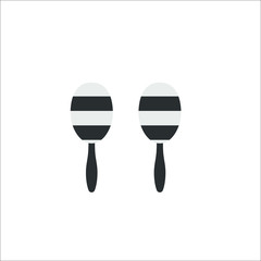 maracas music instrument icon