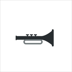 Trumpet icon. Vector Illustration