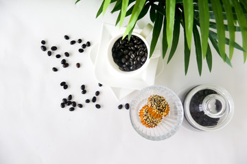 Cofee beans composition