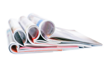 Stack of magazines