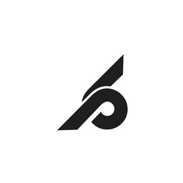 initial letter bp logo vector