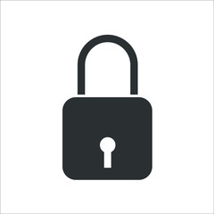 Lock icon. Vector Illustration