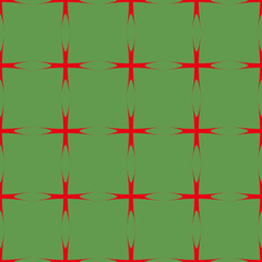 Obraz premium Seamless crosses pattern