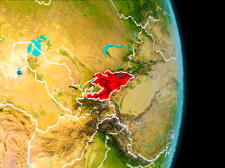 Kyrgyzstan on Earth