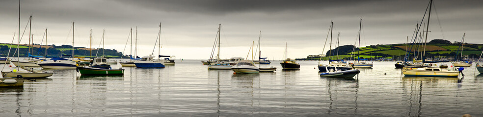 Fototapeta na wymiar Boats of Falmouth, Cornwall