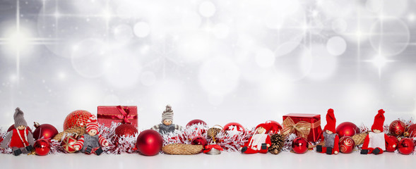 red christmas decorations