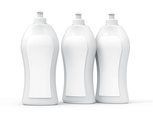 Dishwashing bottle mockup