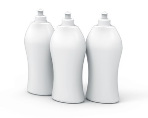Dishwashing bottle mockup