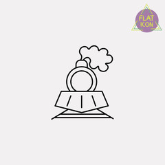 locomotive line icon