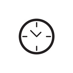 Clock icon Vector illustration, EPS10
